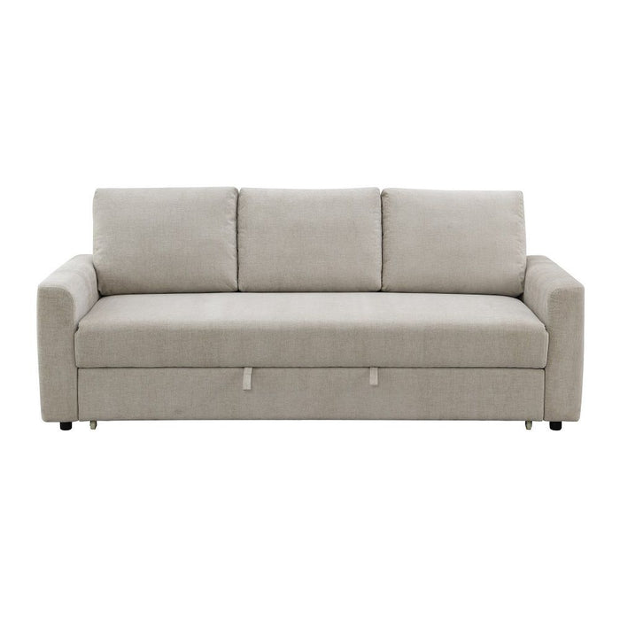Leira - Sofa With Sleeper - Beige Linen
