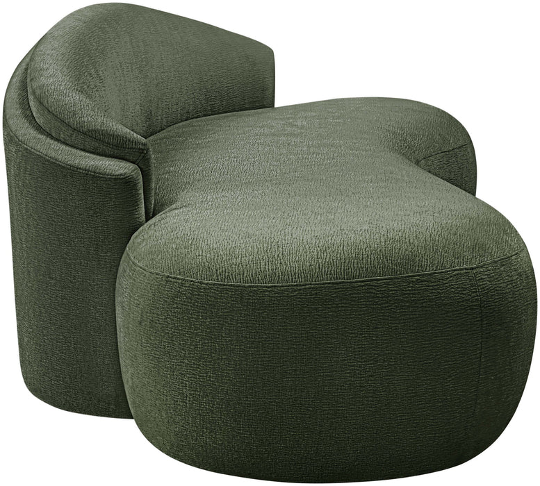 Caspian - Chenille Fabric Upholstered Loveseat