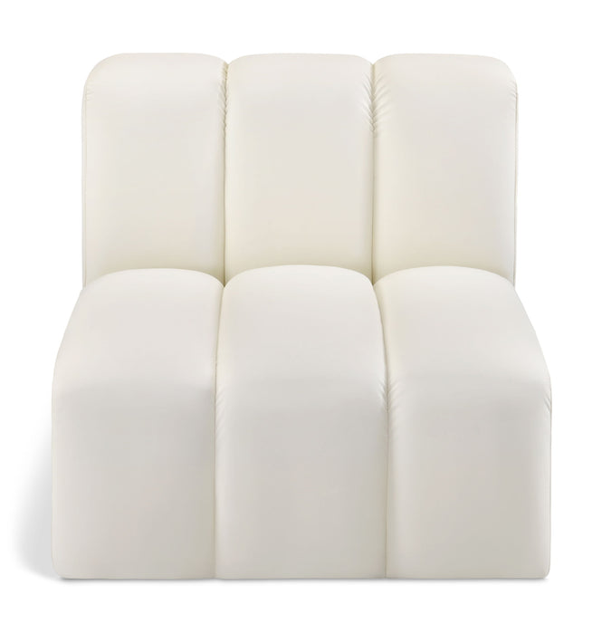 Arc - Faux Leather Straight Chair