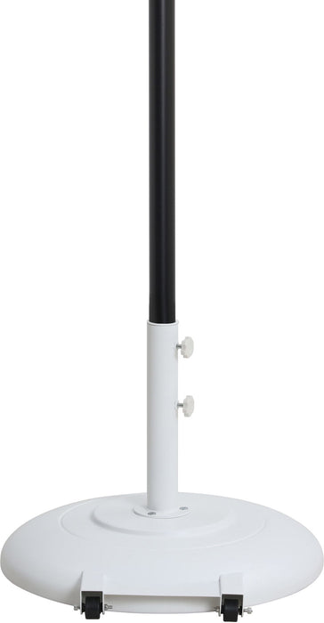 Amalfi - Patio Umbrella - White Base / Black Pole