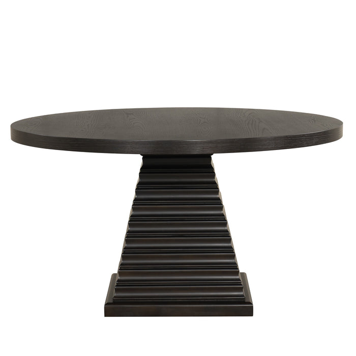 Plateau - Round Dining Top - Rustic Espresso