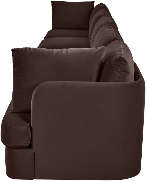 Hammond - Velvet Performance Fabric Upholstered 5 Piece Sofa