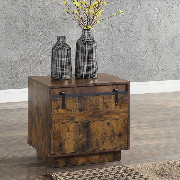 Bellarosa - End Table Same As 88042) - Rustic Oak