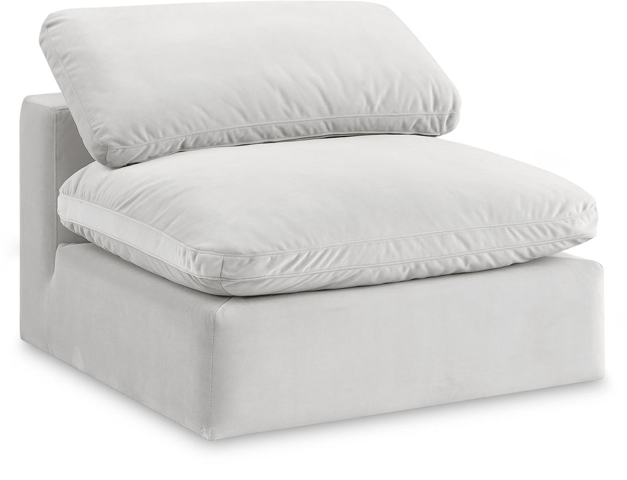 Comfy - Velvet Armless Chair