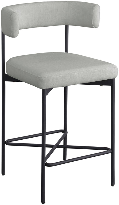 Rivage - Durable Stool With Black Frame (Set of 2)