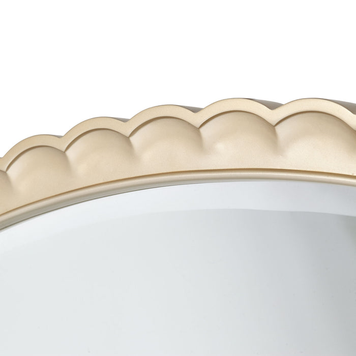 Malibu Crest - Oval Wall Mirror - Chardonnay