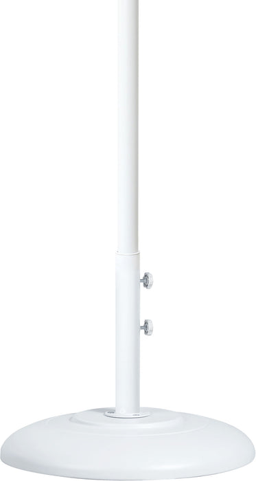 Fiji - Aluminum Patio Umbrella With Round White Base