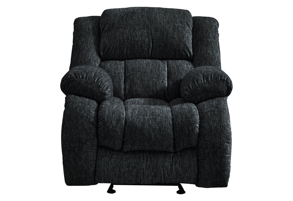 U250 - 3 Piece Living Room Set (Reclining Sofa / Console Reclining Loveseat / Glider Recliner) - Ebony