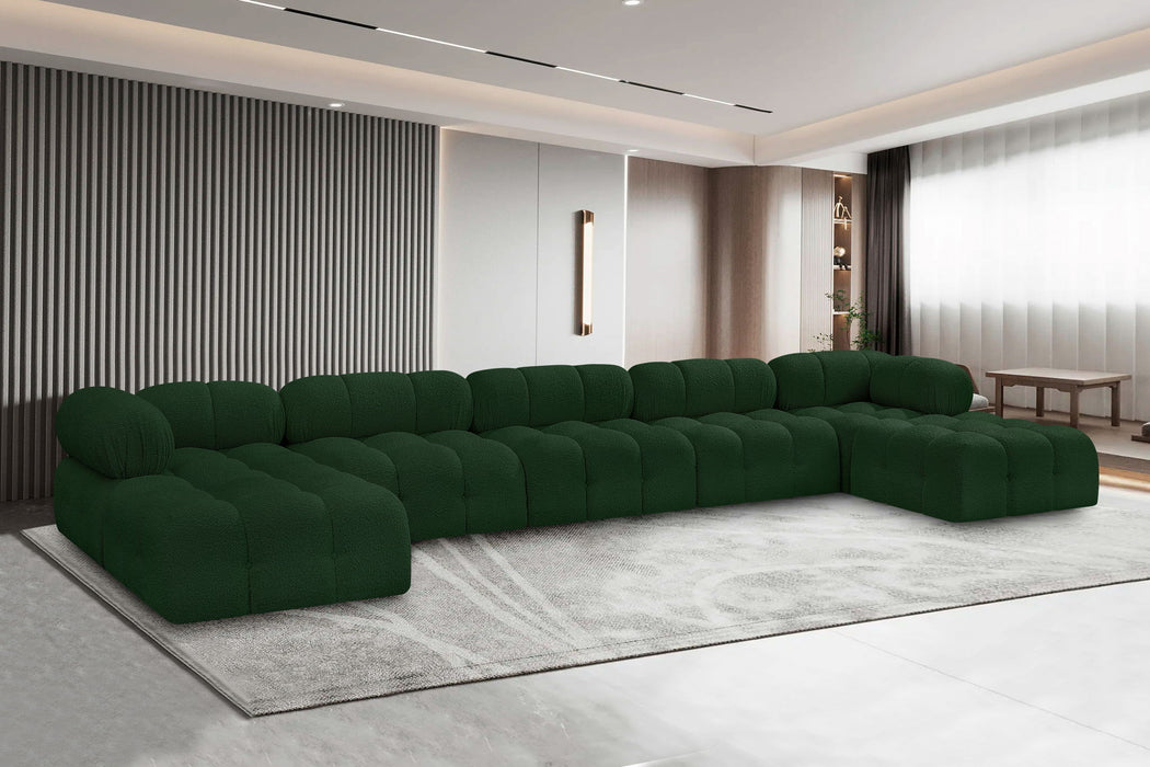 Ames - 7 Piece Fabric Modular U-Shaped Sectional