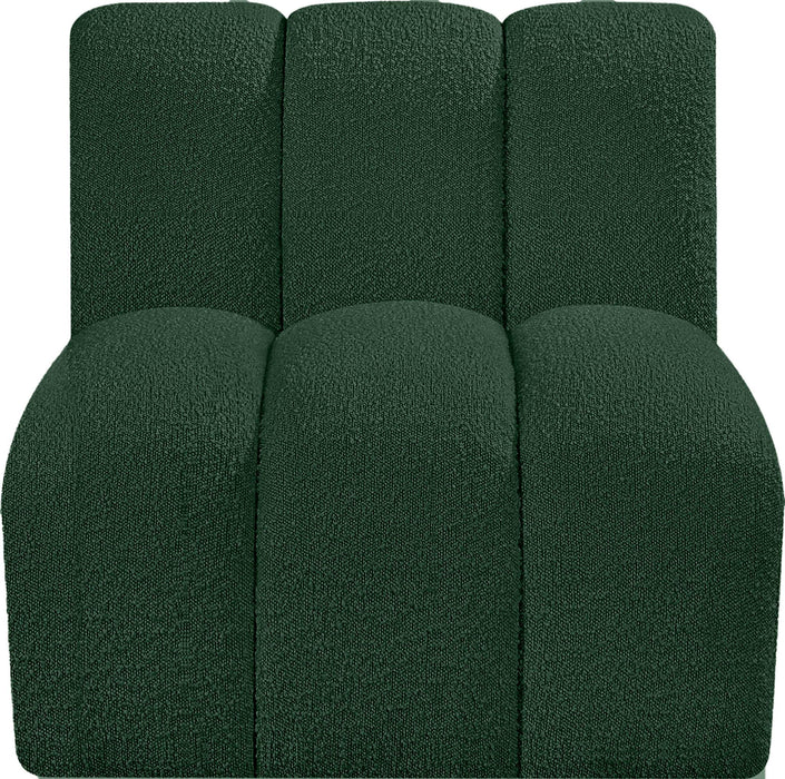 Arc - Boucle Fabric Straight Chair
