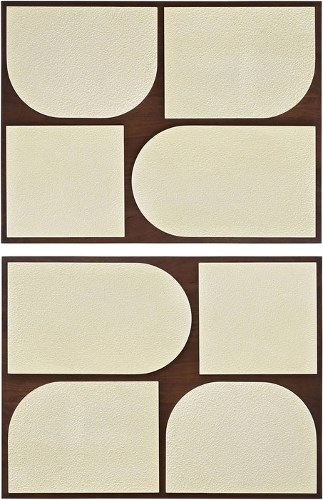 Icon - Mango Wood 2 Piece Wall Art