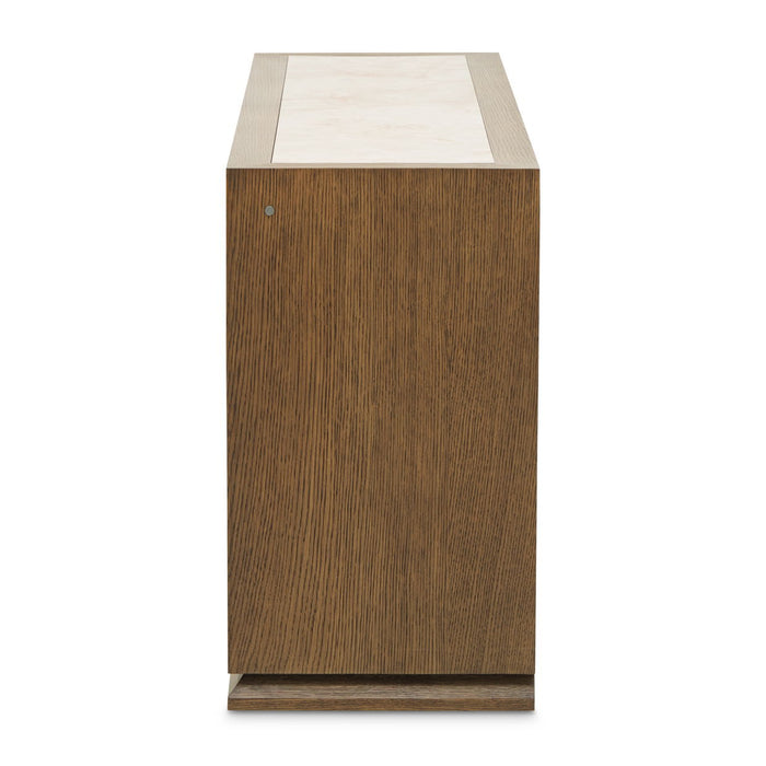Portrait - Sideboard With LED Lights - Sienna Brown