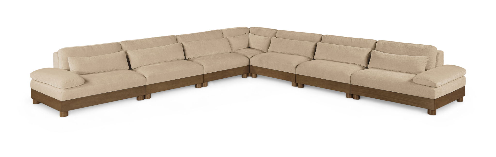 Turin - Upholstered 7 Piece Modular Sectional