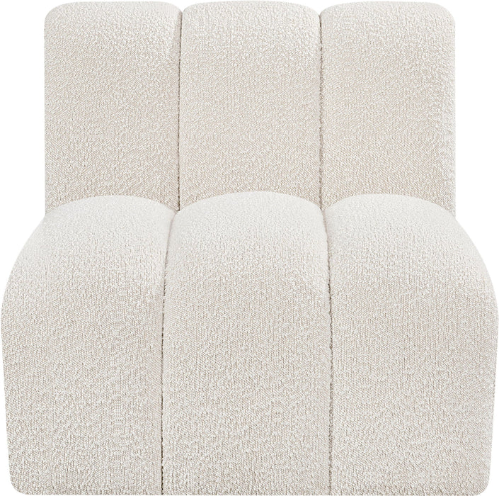 Arc - Boucle Fabric Straight Chair