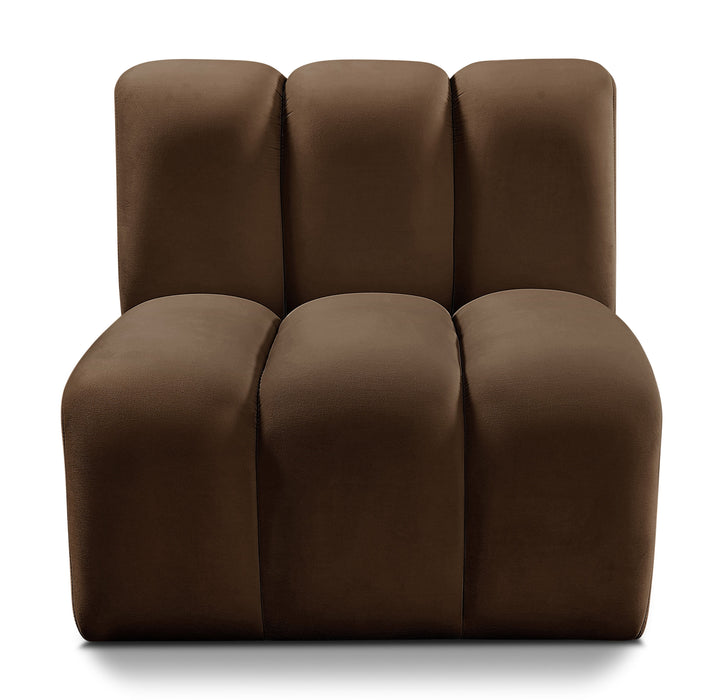 Arc - Velvet Straight Chair