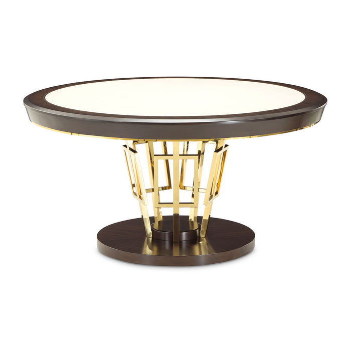 Belmont Place - 60" Round Dining Table - Espresso