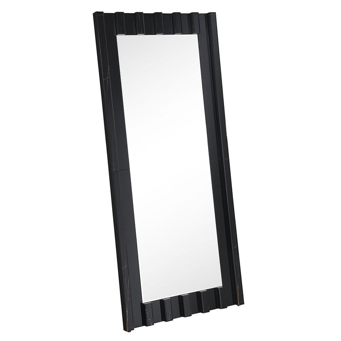 Dara - Floor Mirror - Black