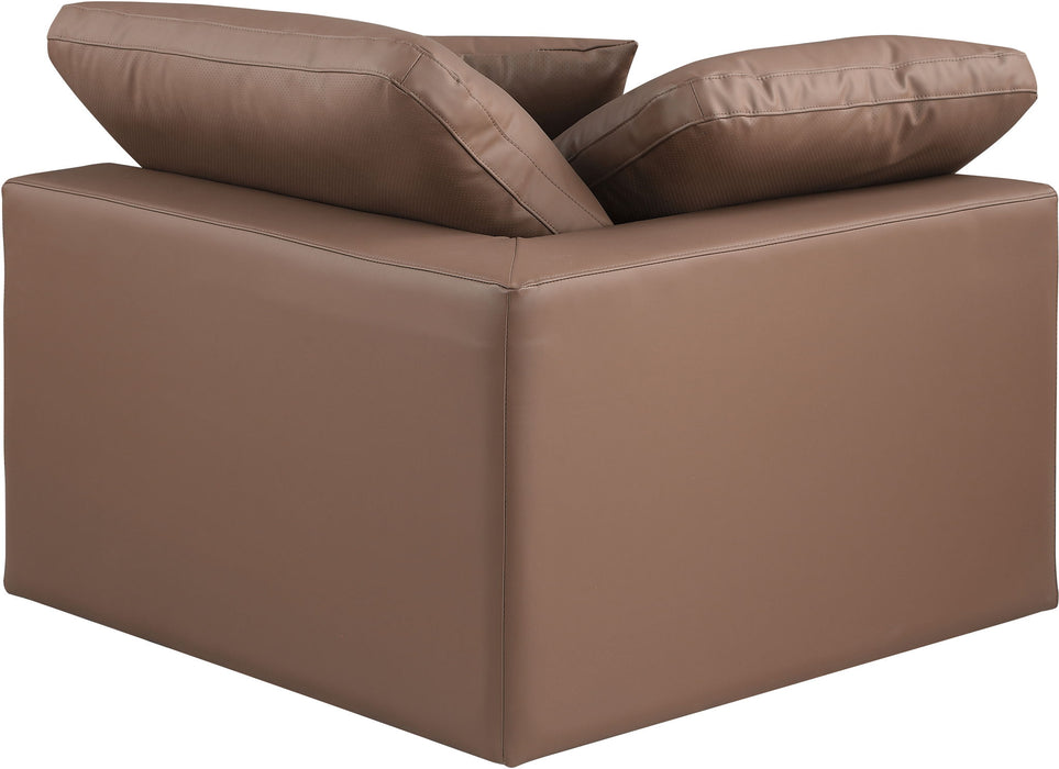 Comfy - Faux Leather Corner Chair