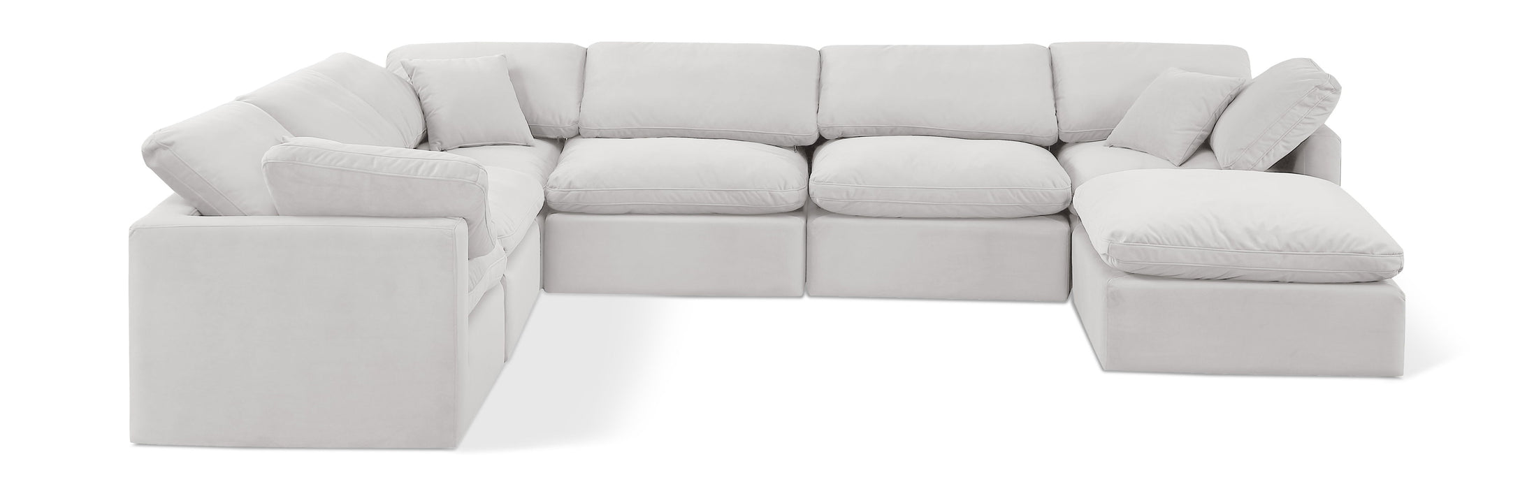 Indulge - Velvet 7 Piece Modular Sectional