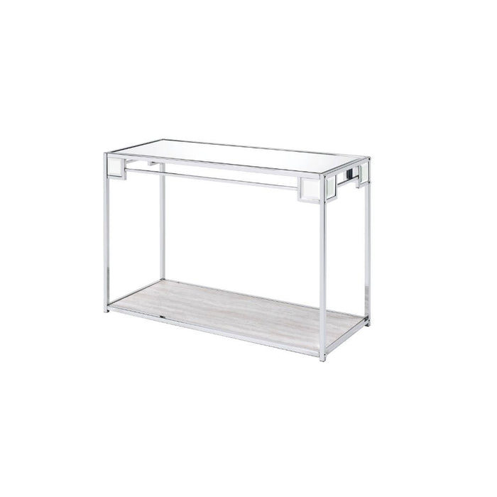 Asbury - Console Table - Mirrored & Chrome