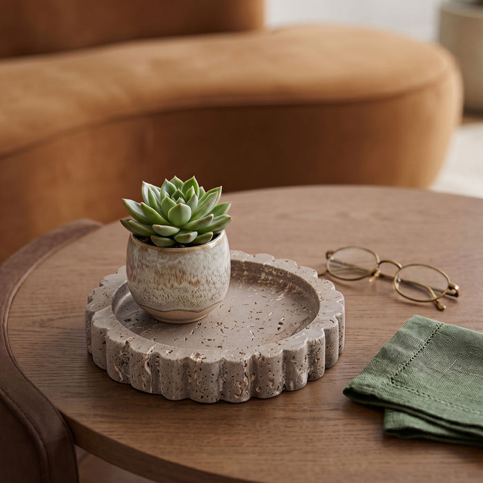 Ricardo - Travertine Tray