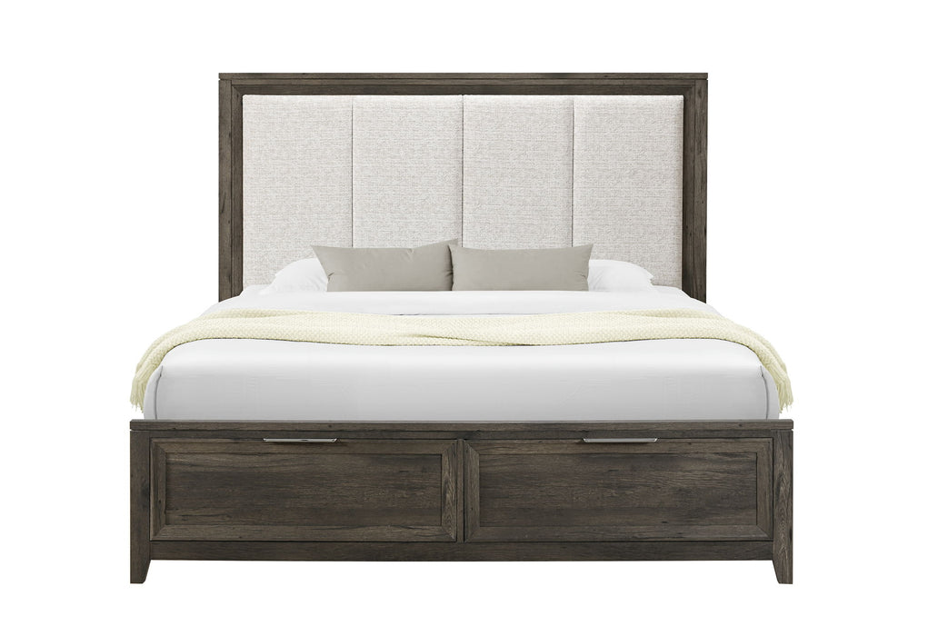 Mariah - Queen Bed - Dark Brown