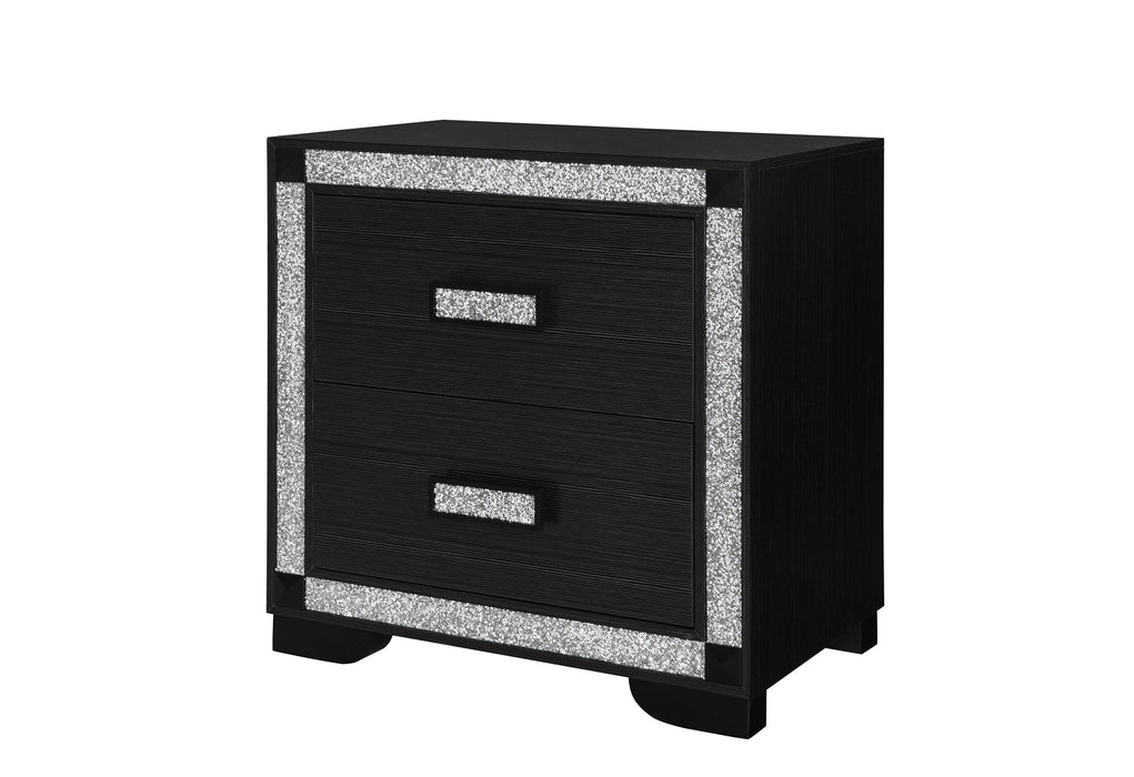Soleil - Nightstand - Charcoal
