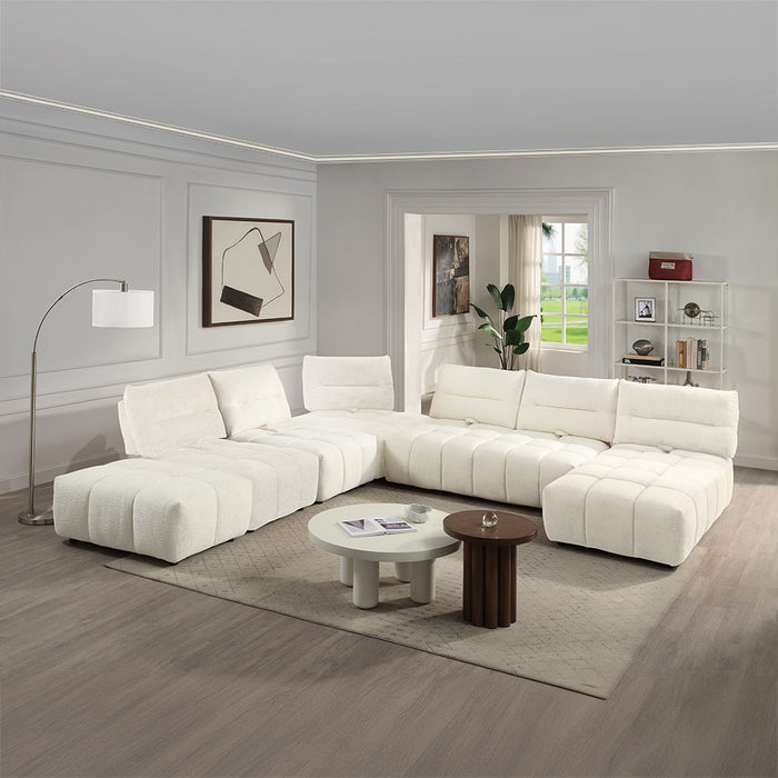 Loanna - Modular Loveseat - Beige Linen