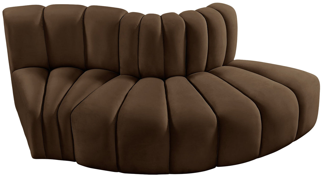 Arc - Velvet 3 Piece Modular Sofa