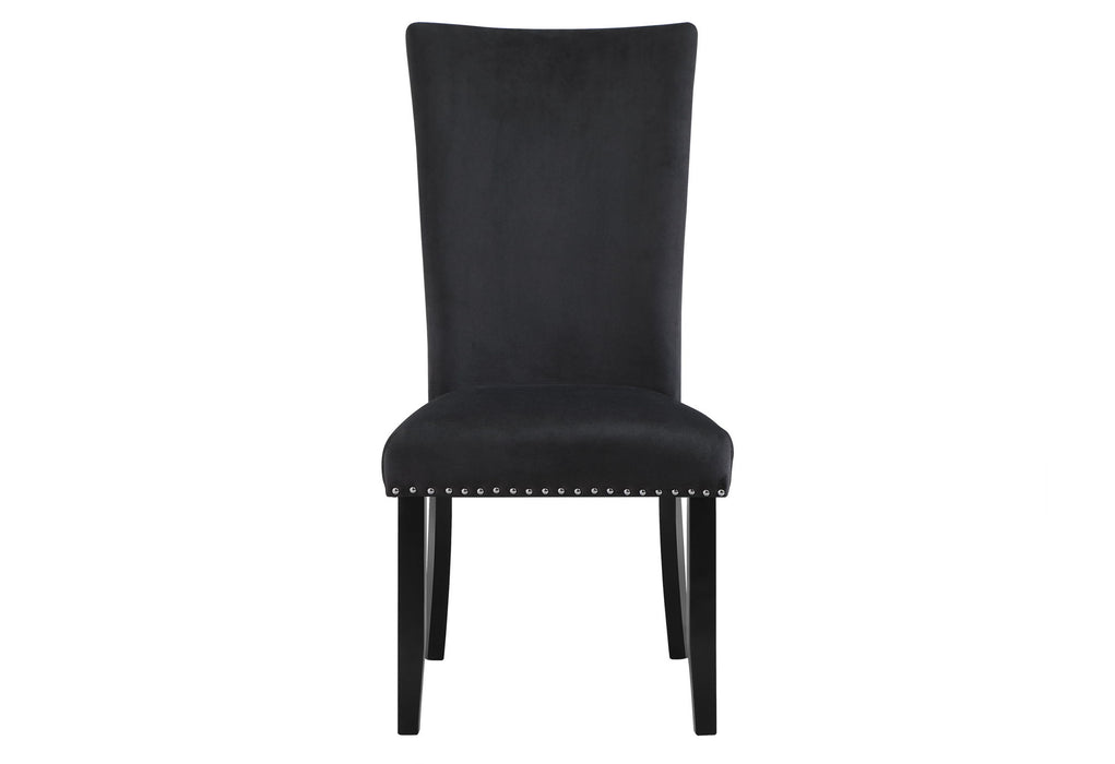 D03 - 9 Piece Dining Room Set (Dining Table And 8 Dinning Chairs) - Black