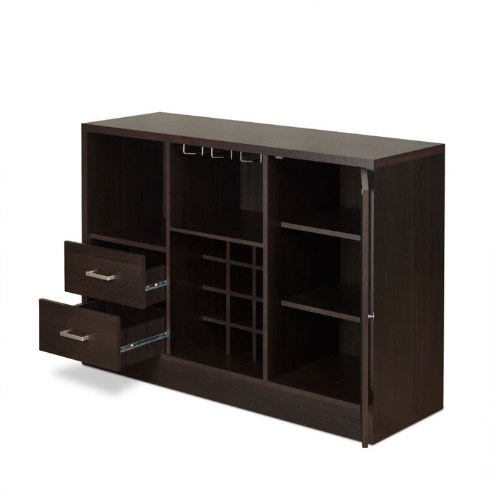 Hazen - 33" Wine Cabinet - Espresso