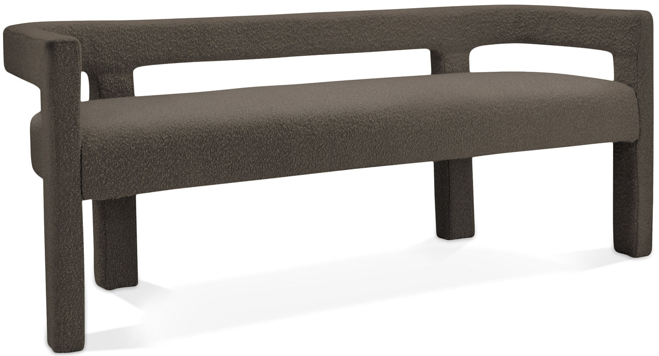 Athena - Boucle Fabric Bench