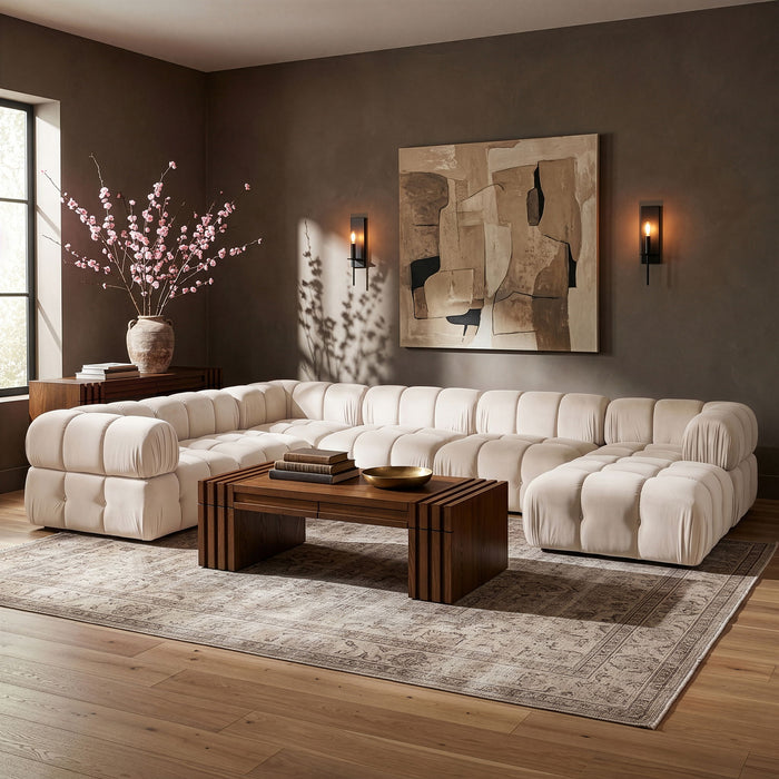 Orin - 7 Piece Modular Sectional (3 Modular Chairs, 3 Corner Chairs & Ottoman)
