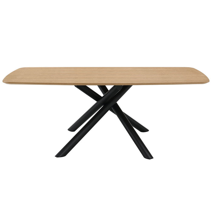 Lawton - Dining Table - Natural & Black