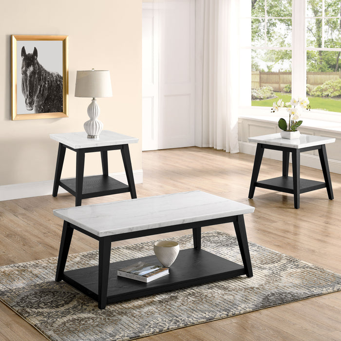 Vida - 3 Piece Table Set - Black