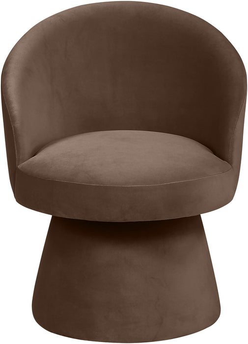 Selene - Upholstered Swivel Dining Chair