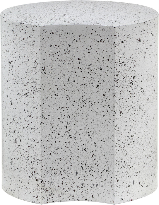 Dimple - End Table - Terazzo Finish