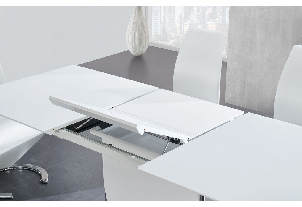 5 Piece Dining Room Set (D2279 Dining Table And 4 D9002 Dining Chairs) - White