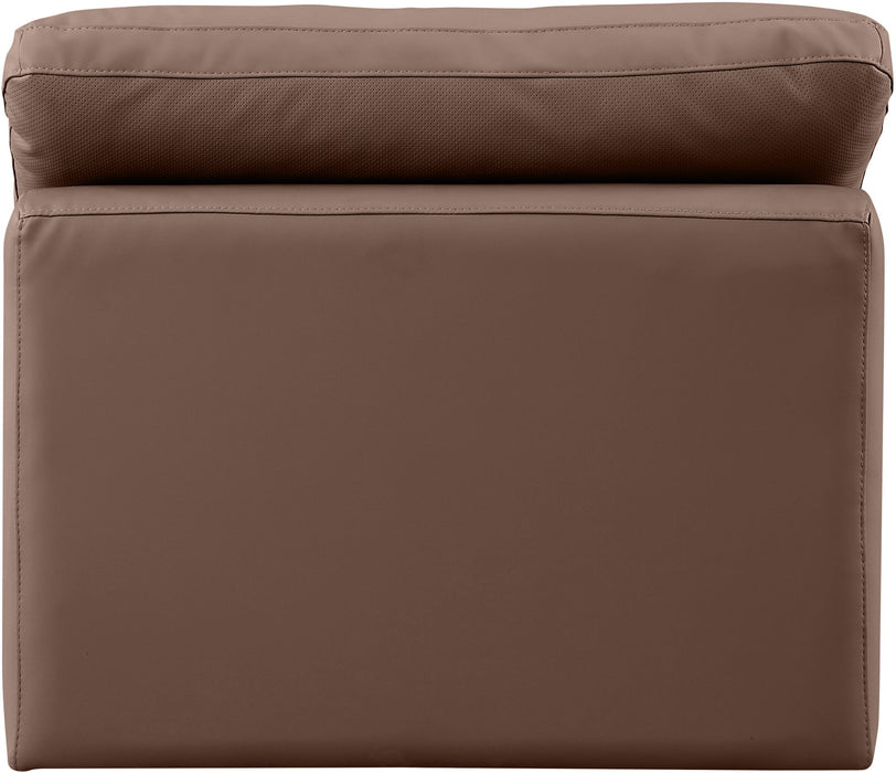 Indulge - Faux Leather Armless Chair