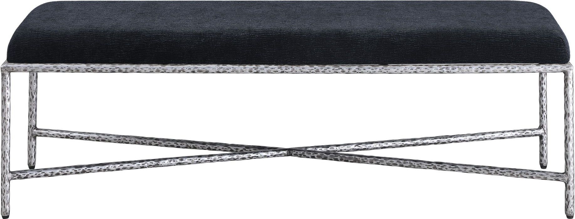 Valley - Bench With Silver Frame
