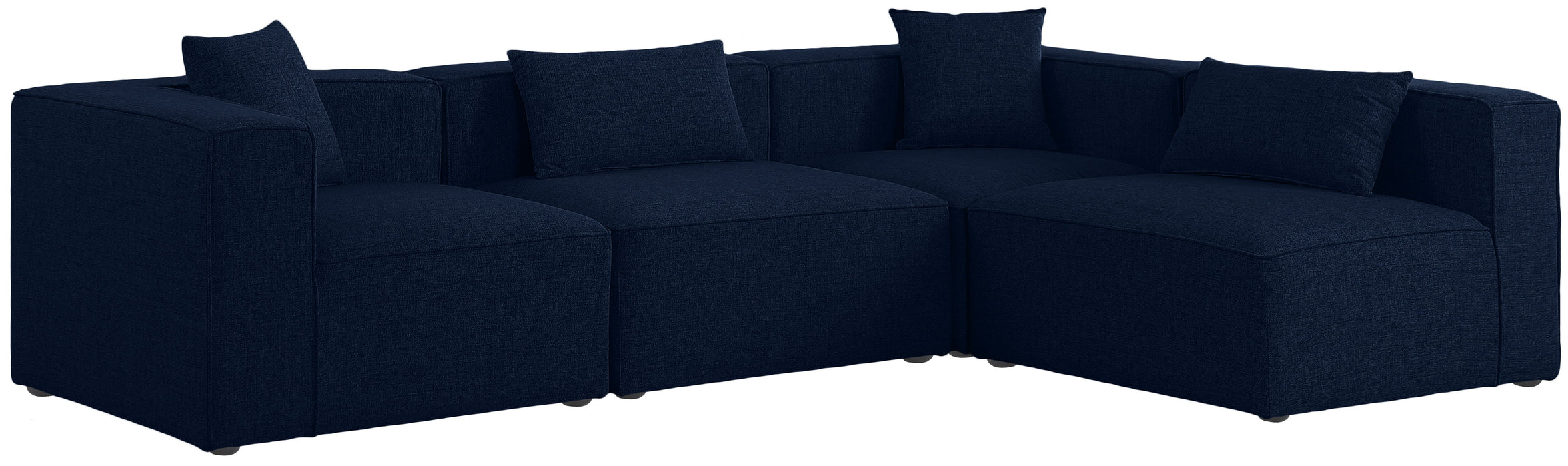 Cube - Linen 4 Piece Modular Corner Sectional