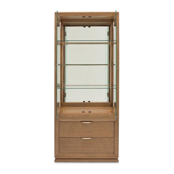 Portrait - Display Cabinet - Sienna Brown