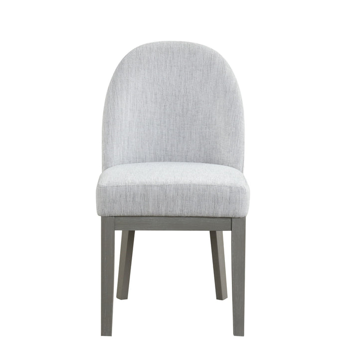 Essence - Upholstered Curved Back Chair (Set of 2)
