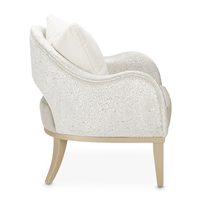 Yvette - Accent Chair - Porcini / Medium Champagne