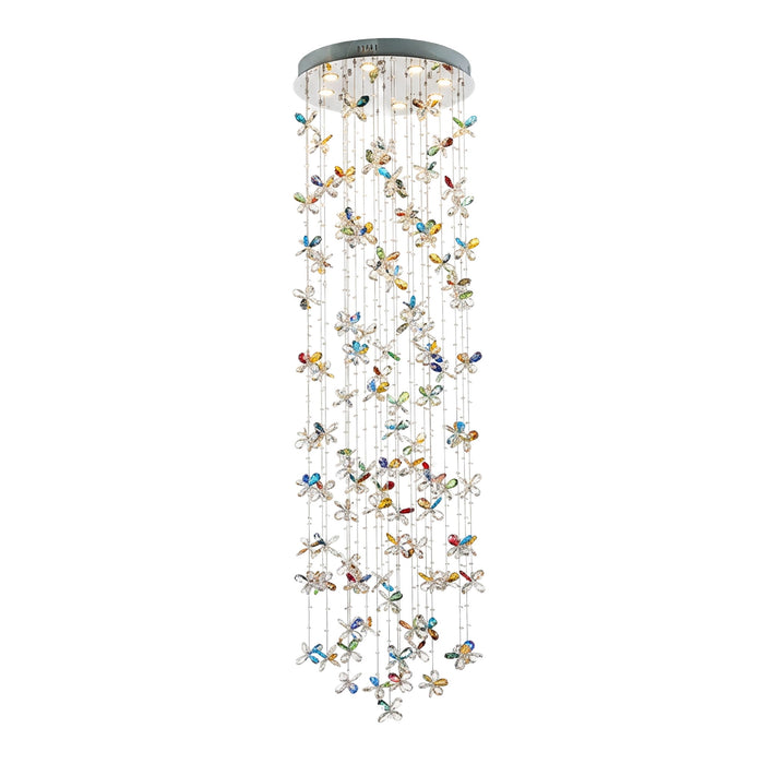 Michael Amini Lighting - Wings Of Color Crystal LED Chandelier - Clear