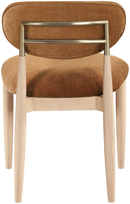 Riccio - Fabric Dining Side Chair (Set of 2) - Natural Frame