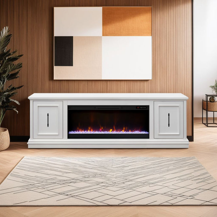Jordan - Fireplace TV Stand
