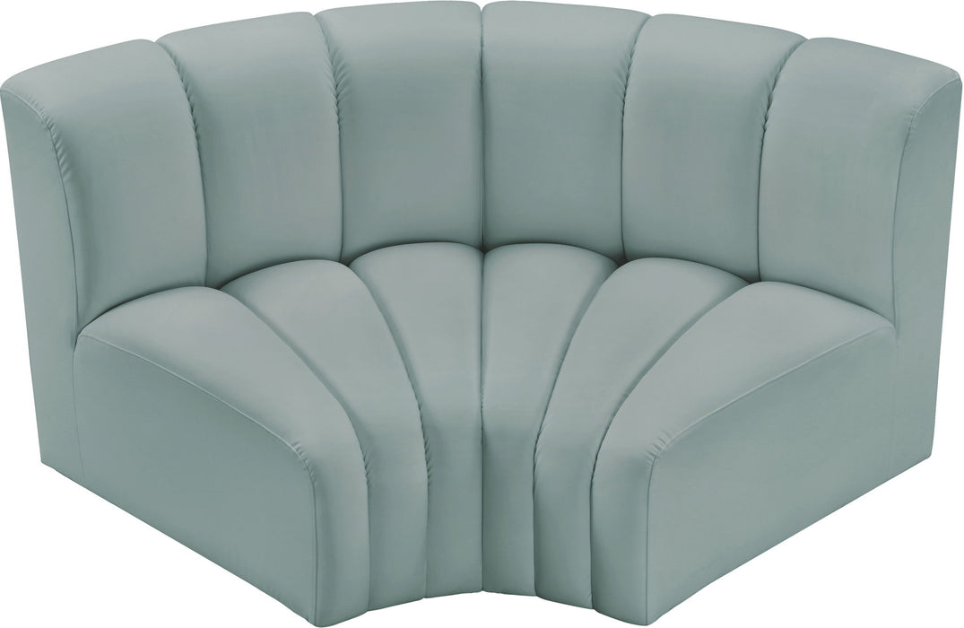 Arc - Faux Leather 2 Piece Modular Sofa