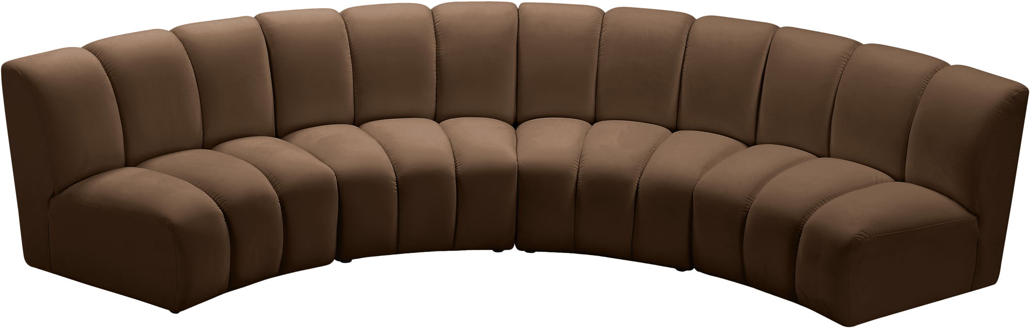 Infinity - 4 Piece Velvet Modular Sectional