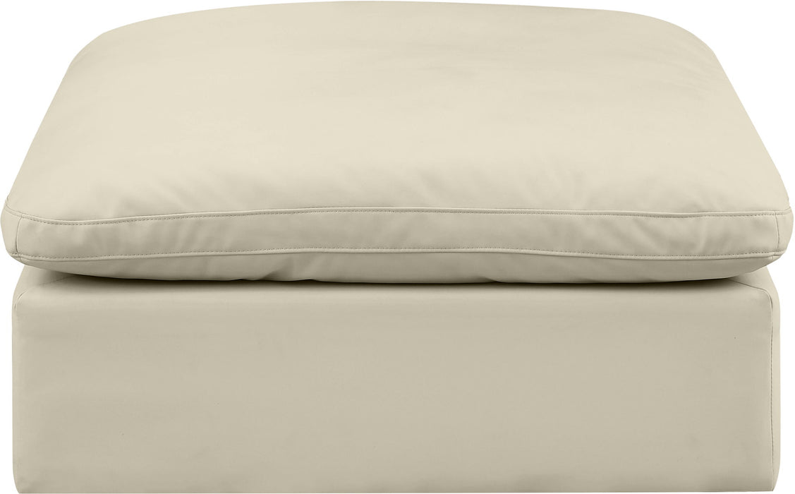 Comfy - Faux Leather Ottoman